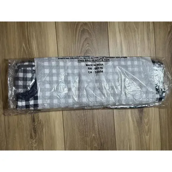 NWT! Free People Claudine Quilted Vest in Navy Gingham Size Small - Picture 5 of 5